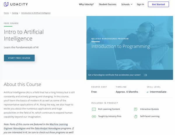 Udacity's Free AI Course