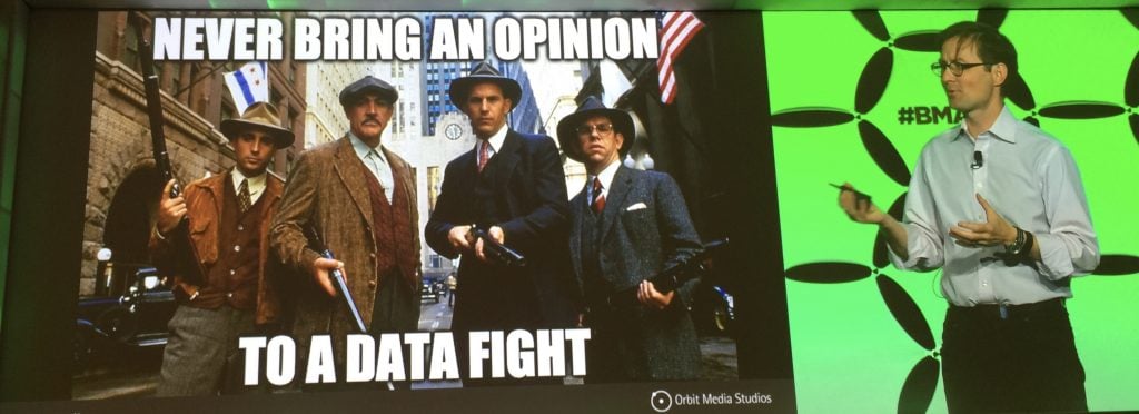 Andy Crestodina: Never bring an opinion to a data fight