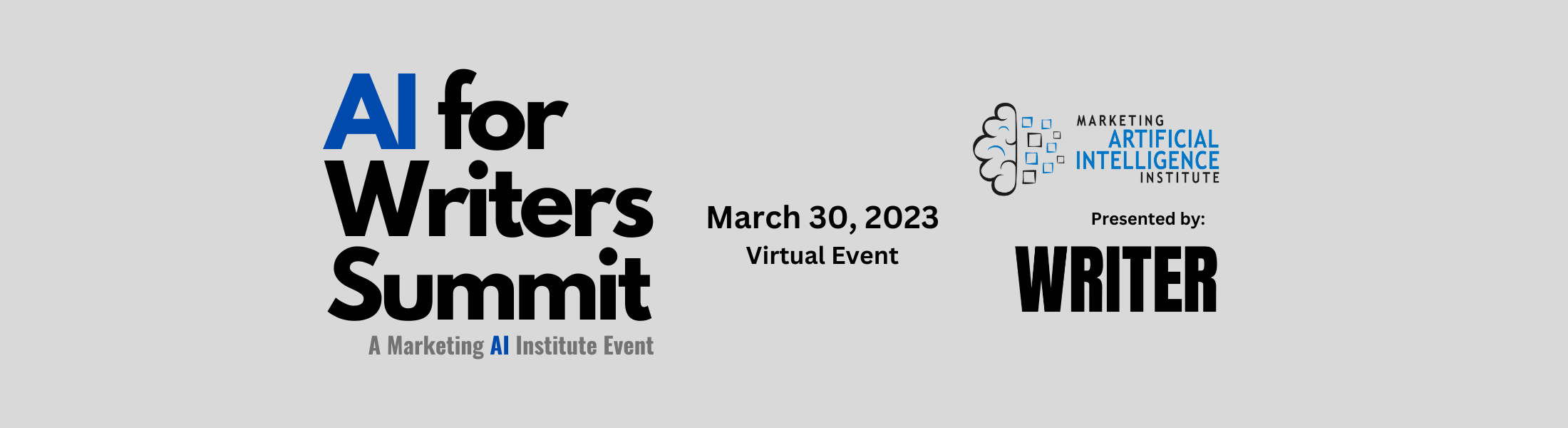 AI for Writers Summit Presented by Writer AI for Writers Summit Presented by Writer